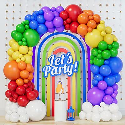 Rainbow Backdrop, Rainbow Garland, Rainbow Party Decorations, Rainbow  Birthday Decorations, Kids Party Backdrop, Rainbow Party Banner 