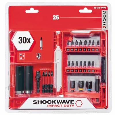 Milwaukee SHOCKWAVE Impact Duty Drive and Fasten Set 26PC 48-32-4408 - Acme  Tools