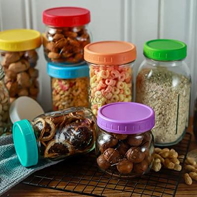 4oz Wooden Lid Suction Glass Jar - Bamboo with Silicone Lid - Fits