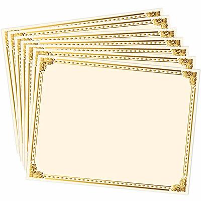 Metallic Foil Paper 12 Sheets 8.5 x 11 Gold