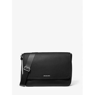 Michael Kors Sullivan Large Leather Messenger Bag - Black - 30H6GUPM3L-001  