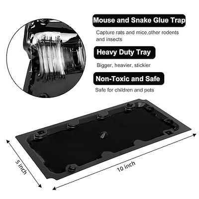 LULUCATCH Sticky Mouse Trap, 12 Pack Large Glue Traps, Pre-Baited Heavy  Duty Non-Toxic Bulk Glue Boards Mouse Traps Indoor for Mice, Snakes, Rat