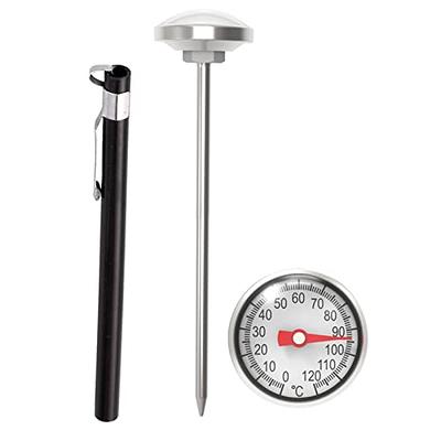 Food Thermometer Kitchen Meat Probe, Rust Resistant Stainless Steel ABS  Thermometer, Fast Measuring High Accuracy for Kitchen Cooking Cold Drink  Measuring Milk Water Temperature (Black) - Yahoo Shopping