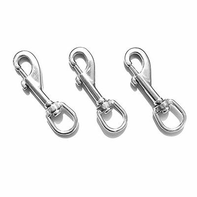 JCPLYNN Swivel Eye Bolt Snap Hooks, Stainless Steel 316 Marine