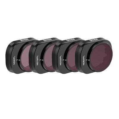 DJI Osmo Action 4 ND Filter Kit ND8+ND16+ND32+ND64 4 Pack, Optical Glass  Filters with Multi-Layer Coating