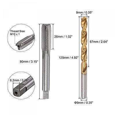 Tap Metalworking Carbide Straight Metric Machine Screw Right Thread Cutter  Tool