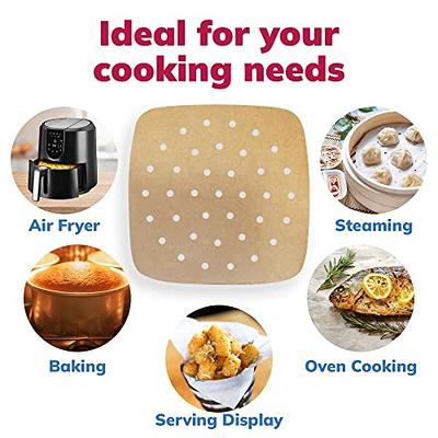 VEVOR Steam Paper Liners Air Fryer Parchment Paper 4 in. Hamburger