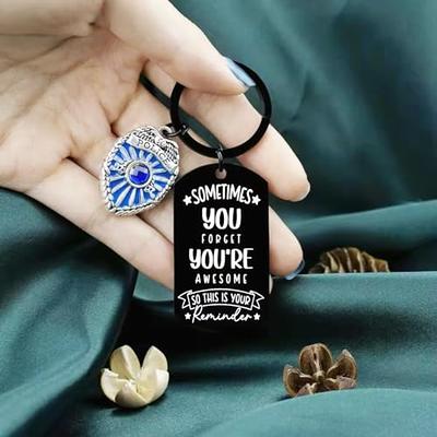 UJIMS Police Officer Gifts Police Blessing Keychain Thin Blue