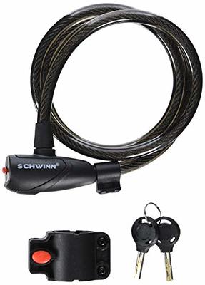 Schwinn Bike Cable Lock with A Lighted Key, 6 feet x 15 mm Anti Theft Bicycle  Lock, Security Level 3 - Yahoo Shopping