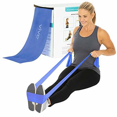 Resistance Bands Set, 3 Pack Latex Exercise Bands with Different  Strengths,Elastic Bands for Upper & Lower Body & Core Exercise, Physical  Therapy