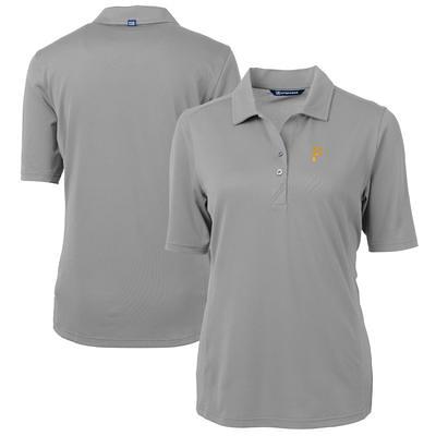 Women's Cutter & Buck White Houston Astros Americana Logo DryTec Virtue Eco Pique Recycled Polo Size: Small