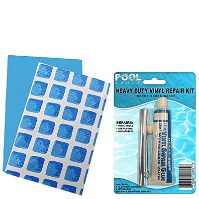 ELODEA 3-Pack Parts and Care 1-ft Pool Vinyl Repair Patch Kit in Clear