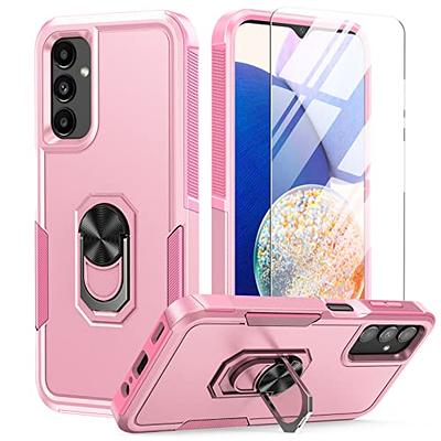 For Samsung Galaxy A14 5G Case with Screen Protector+Camera Lens  Protector,Heavy Duty Shockproof Full Body Protective Phone Cover,Built in  Rotatable