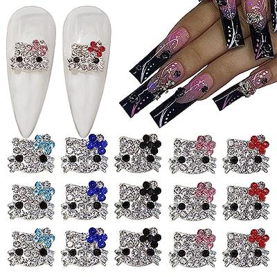 Nail Art 24 Grids Ab Color Y2K Aesthetic Nail Rhinestones Kit