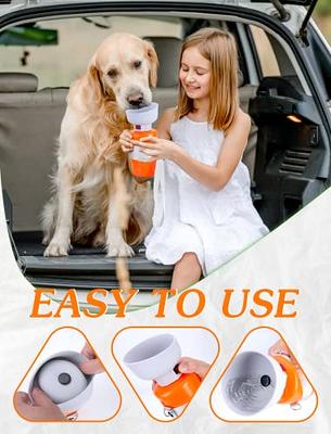 Portable Dog Water Bottle for Walking, 20 oz Dog Water Bowl Dispenser,  Leak-Proof Water Bowl