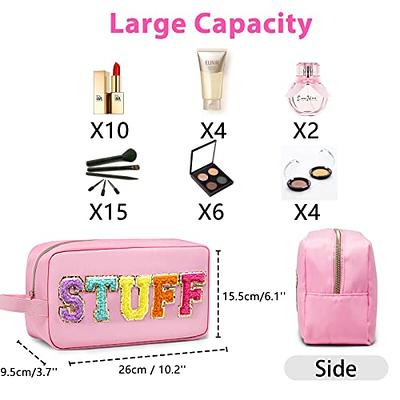 YESMET Small Makeup Bag, Clear Mini Makeup Bag for Purse, Cute