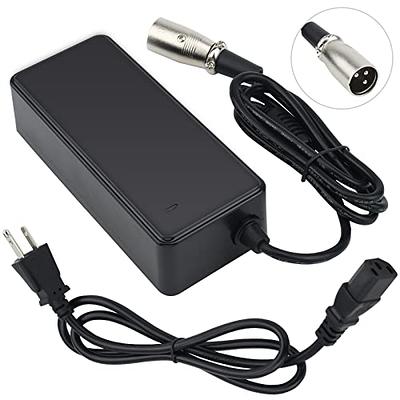 Suptopone Electric Scooter Charger 4 Prong for Ninebot S/S-MAX/Mini  PRO/Mini lite, 63V 2A 4-Pin Connector Battery Charger Replacement  Accessories with