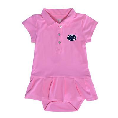 Philadelphia Eagles NFL Infant Toddler Girls Pink Polo Cheerleader Dress  Outfit