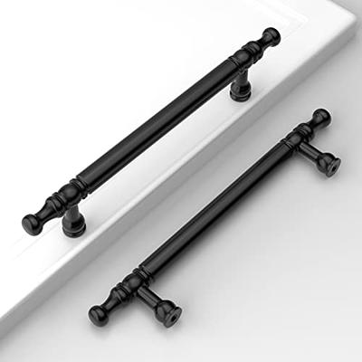 Ravinte 15 Pack 5 Inch Kitchen Cabinet Handles Matte Black Cabinet Pulls  Black Drawer Pulls Kitchen Cabinet Hardware Kitchen Handles for Cabinets