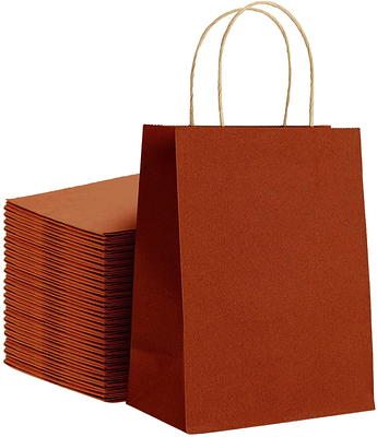 MESHA Kraft Paper Bags 5.25x3.75x8 Brown Small Gift Bags with Handles  Bulk,100 Pcs Kraft Paper Bags for Small Business,Birthday Wedding Party  Favor Bags,Paper Shopping Bags - Yahoo Shopping