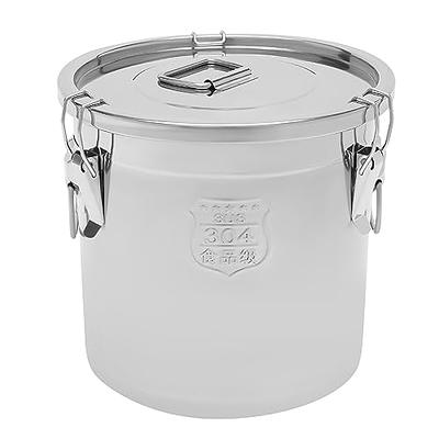 DOITOOL Food Storage Buckets White Plastic Bucket with Lid 3 Gallon Water  Bucket Paint Pail Paint Jars Storage Container Empty Paint Bucket with