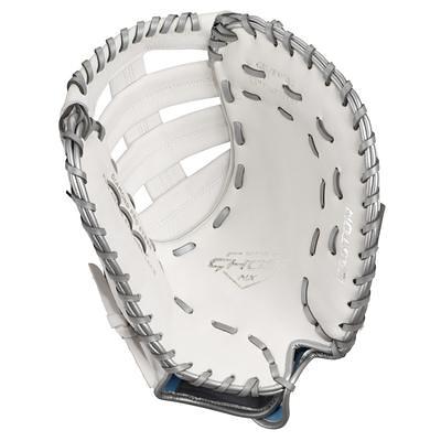 Mizuno GXF50FPW2 MVP Prime Fastpitch Softball First Base Mitt 13, 1st  Base, Right Hand Throw, WHITE-GREY