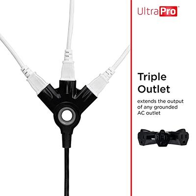 UltraPro Outdoor Cord Plug Cover, 4 Pack, Black