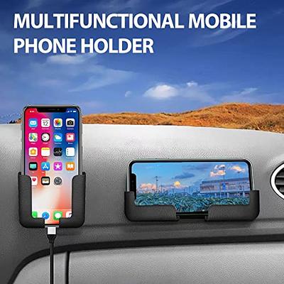 YEJAHY Multifunctional Phone Mount, Self-Adhesive Car Dashboard Phone Mount,  Adjustable Width Car Adhesive Navigation Phone Mount, Suitable for Car Back  Seat, Wall, Home (Black) - Yahoo Shopping