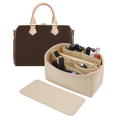 Doxo Purse Organizer Insert & Base Shaper 2pc Set, Felt Handbag & Tote Bag  Fit L Speedy 30 Nererfull PM More(M-Rose) - Yahoo Shopping