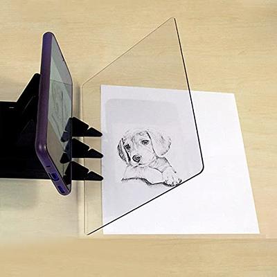 2 Sets Portable Optical Drawing Board Sketching Tool Acrylic