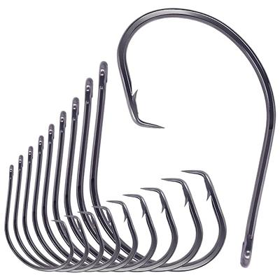 FishTrip Circle Hooks Saltwater for Catfish - 25pcs Offset 3X Strong Fishing  Hook Wide Gap for Live Bait,Size 10/0 : Buy Online at Best Price in KSA -  Souq is now 