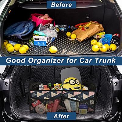 Deosk Trunk Organzier and Storage with 6 Big Pocket,Car Accessories for  Women/Men 50L Waterproof Polyester for Car/SUV/Minivan/Truck(Medium,  Triangle) - Yahoo Shopping