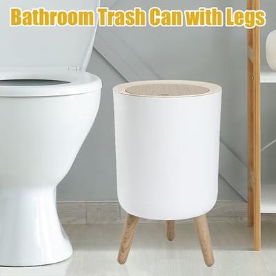 8L Nordic Simple Plastic Trash Can Office Bathroom Kitchen Trash Bin Living  Room Bedroom Garbage Household Waste Bin With Lid