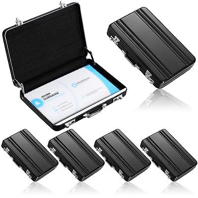 Yeaqee 6 Pcs Business Card Holder Aluminum Business Card Case Mini  Briefcase with Waterproof Pocket Credit Card Holder for Men Woman Business  Card Organizer Id Cards Organization Supplies - Yahoo Shopping