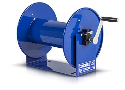 Coxreels 112-4-75 Compact Manual Crank Steel Hose Reel - 4,000 PSI