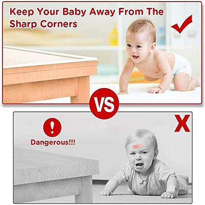 Baby Proofing, Clear Edge Protector Strip, Soft Corner Protectors for Kids,  Baby