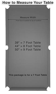 How to Measure Your Pool Table