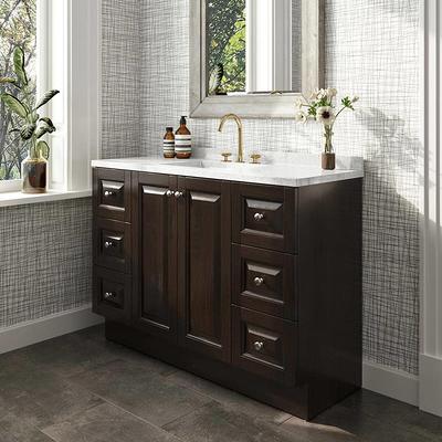 Glacier Bay Tobana 30 in. W x 19 in. D x 34 in. H Single Sink Bath