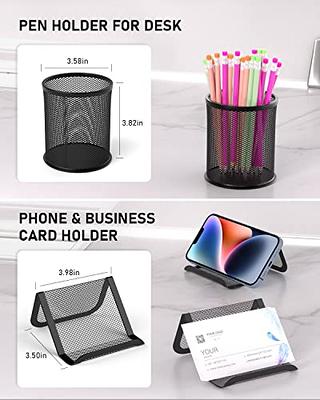 1pcs Large Capacity Desk Pen Holder Storage Box Desktop Organizer Stand  Case Office School Stationery Supply