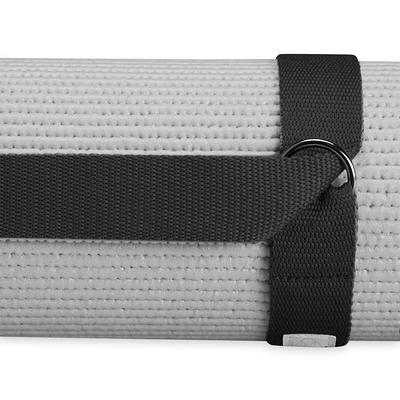Athletic Works PVC Yoga Mat, 3mm, Dark Gray, 68inx24in, Nonslip, Cushioning  for Support and Stability 