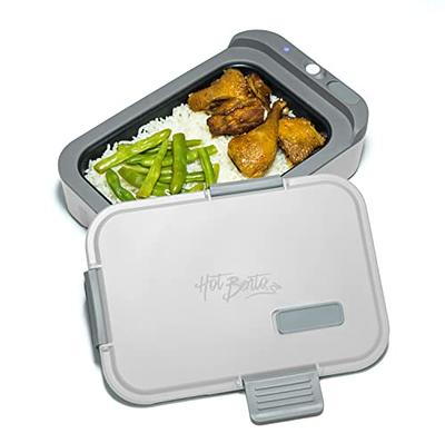 Hot Bento – Self Heated Lunch Box and Food Warmer – Battery Powered,  Portable, Cordless, Hot Meals for Office, Travel, Jobsite, Picnics, Outdoor  Recreation, Kitchen Meal Prep (Titanium) (HB-T-1) - Yahoo Shopping