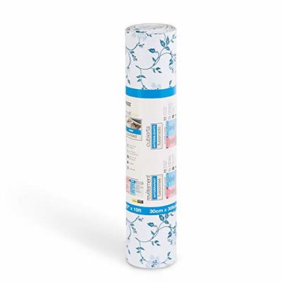 Smart Design Shelf Liner Bonded Grip - 12 Inch x 10 Feet - Non Adhesive,  Strong Grip Bottom, Easy Clean Drawer and Cabinet Protector - Home and  Kitchen - Lavender Wildflower 