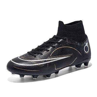 Outdoor Indoor Futsal Shoes Training Men's High Ankle Football Boots Soccer  Cleats Non-slip Soccer Sneakers