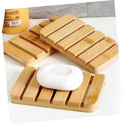 Soap Dish | Natural Bamboo | Large Shelf