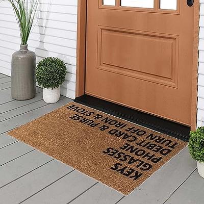 Color G Door Mats Indoor, 20x32 Front Door Mat Door Rugs for Entryway  Indoor, Non Slip Washable Entry Rugs for Inside House, Absorbent Mat Floor  Mat Entryway Rug, Black Brown - Yahoo