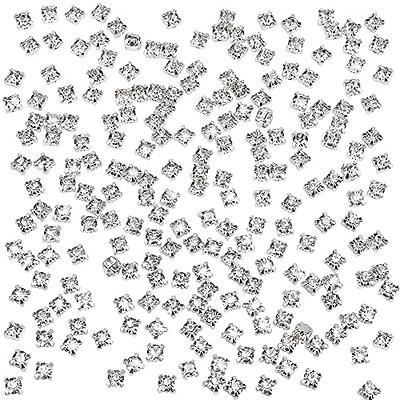 1500 Pcs 3 mm Sew On Cystal White Rhinestones Glass Rhinestone Silver  Plated Metal Back Prong Setting Sewing Claw Rhinestone for Costume,  Clothes, Garments, Dress, Earring, Belt and Shoes - Yahoo Shopping