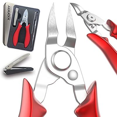 BEZOX Ingrown Toenail Clippers - Professional Nail Clippers for ingrown  Nails for Seniors, Comfor Grip Long Handle Fingernail Clippers, Ergonomic