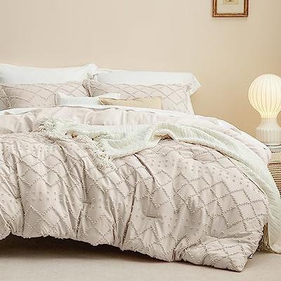 Full/queen 5pc Farmhouse Yarn Dyed Striped Comforter Set Gray/white - Lush  Décor : Target