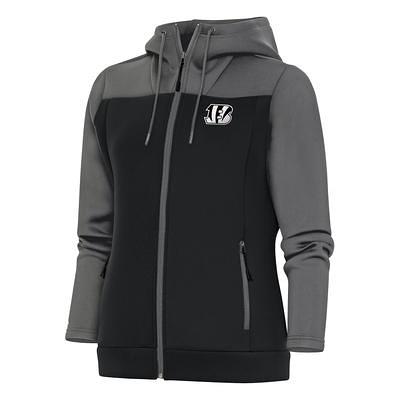 Cincinnati Bengals Youth Fan Gear Stated Full Zip Team Color Hoodie - Black