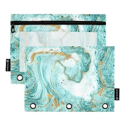 Blueangle Giraffe Pencil Pouch for 3 Ring Binder, 2 Pack Binder